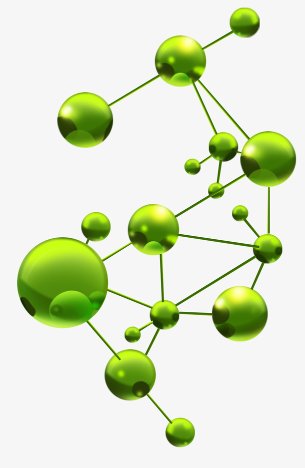 矢量化学分子结构链